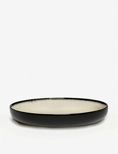 Shop Ann Demeulemeester X Serax Dé Variation D Porcelain Deep Plate 24cm