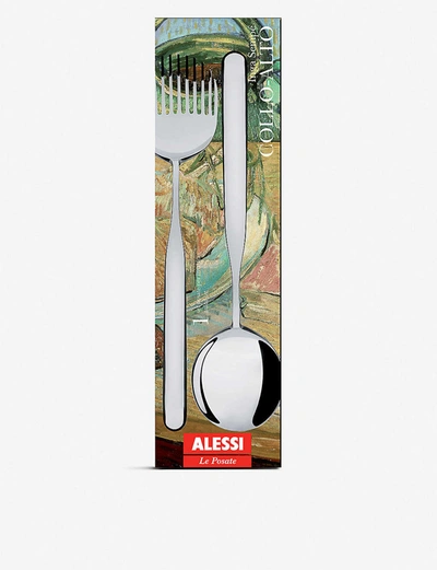 Shop Alessi Nocolor (gold) Collo-alto Stainless Steel Salad Set