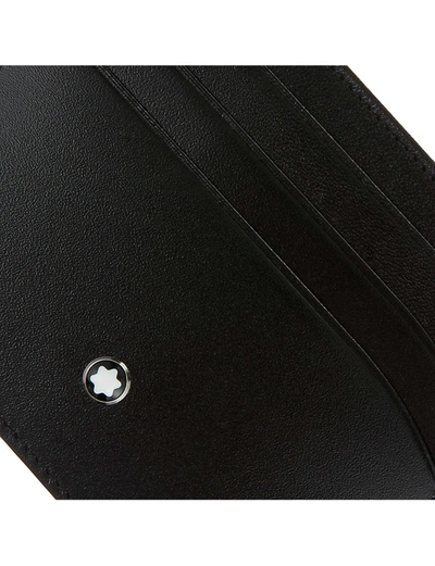 Shop Montblanc Meisterstück Pocket Card Holder In Black