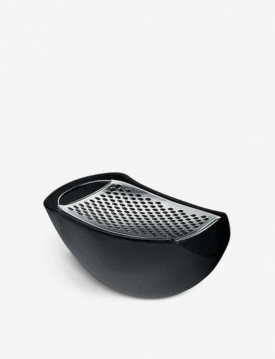 Shop Alessi Black Parmenide Grater With Cheese Cellar