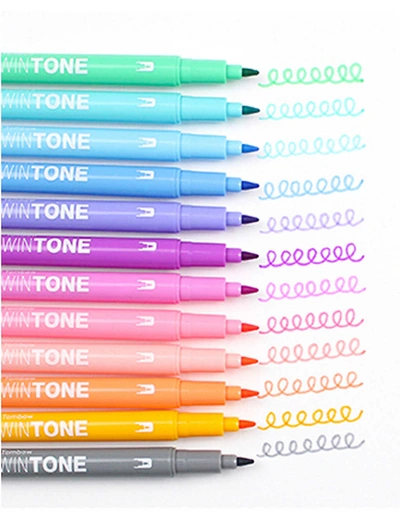 Shop Tombow Twintone Dual-tip Markers Set Of 12