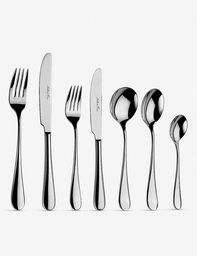 Arthur Price Camelot 124-piece Stainless Steel Cutlery Set In Steel