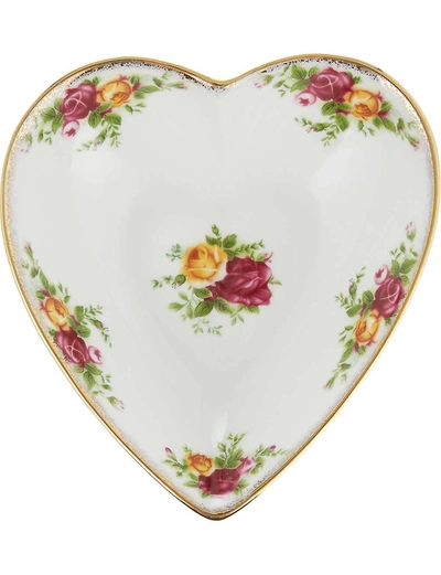 Shop Royal Albert Old Country Roses Heart Tray 13cm