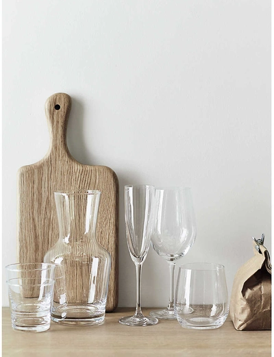 Shop The White Company Clear Belgravia Champagne Flutes Set Of Four