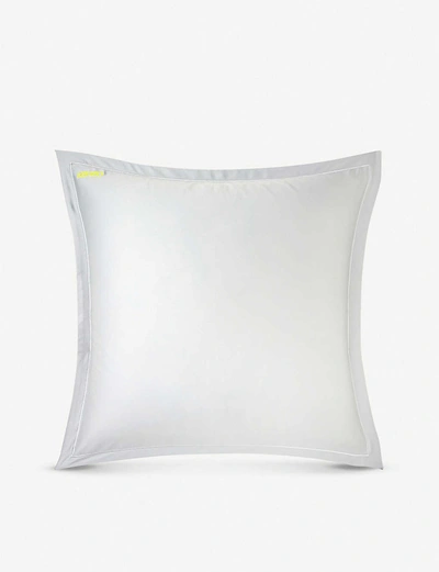 Shop Kenzo Iconic Cotton Pillowcase 50cm X 75cm In Mouette