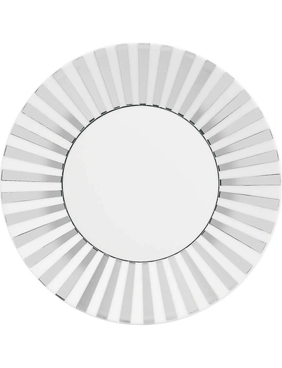 Shop Jasper Conran Wedgwood Jasper Conran @ Wedgwood White Platinum Striped Plate 23cm