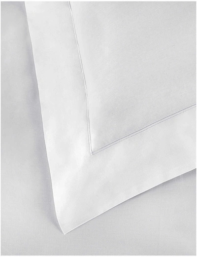 The White Company Row Cord Egyptian-cotton Cot Bed Pillowcase 70cm X 140cm In White
