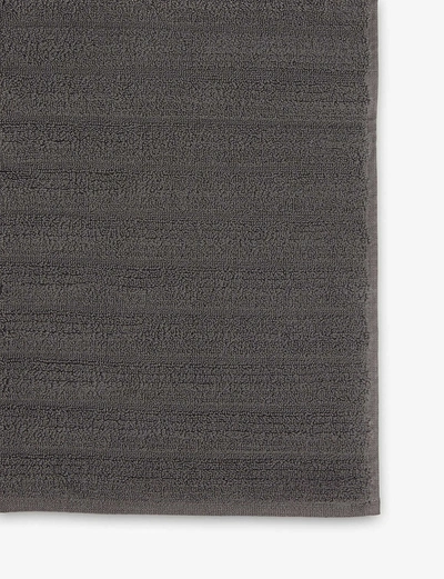 The White Company Hydrocotton Bath Mat 80x50cm In Slate