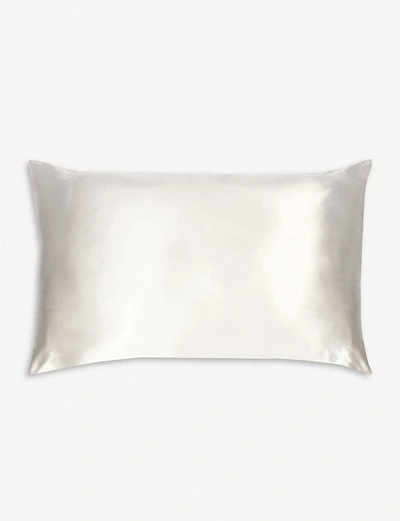 Slip Queen Silk Pillowcase 51cm X 76cm In White