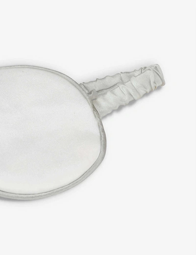 Shop The White Company Women's Ivory Piped Silk Eyemask