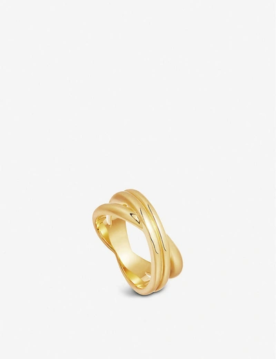 Shop Missoma Infini 18ct Gold-plated Sterling Silver Ring