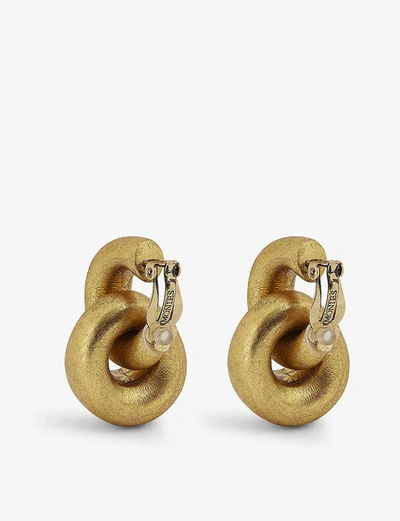 Shop Monies Havana Gold Foil-covered Ebony Earrings