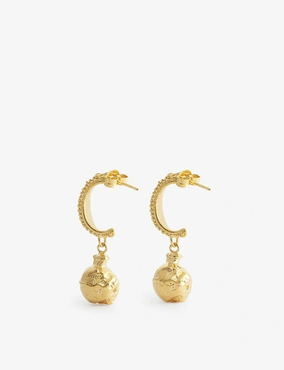 Shop Alighieri Fragments On The Shore 24ct Gold-plated Earrings