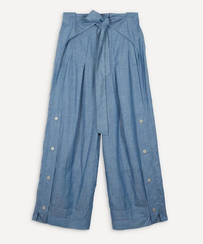 Shop 3.1 Phillip Lim / フィリップ リム Chambray Sports Utility Trousers In Blue