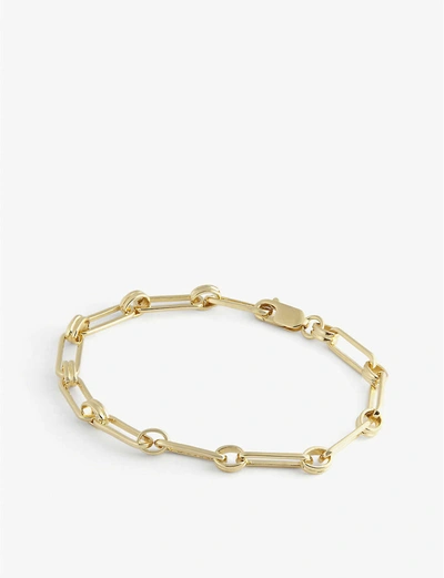 Shop Missoma Women's Gold Aegis 18ct Yellow Gold-plated Brass Bracelet