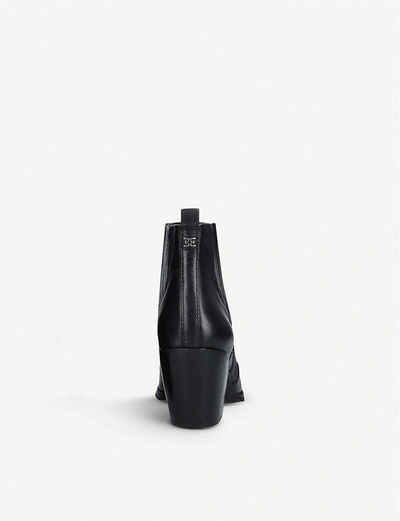 Shop Sam Edelman Winona Leather Ankle Boots In Black