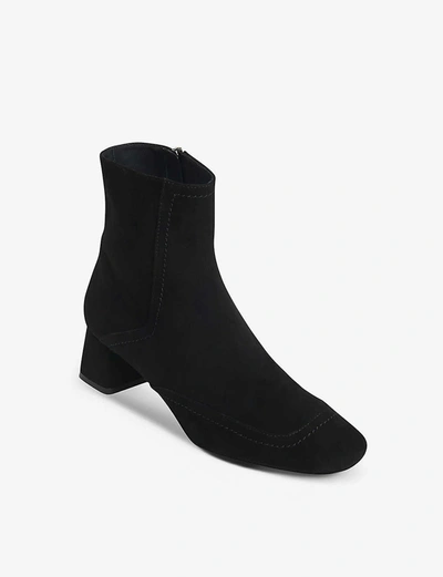 Shop Lk Bennett Adrianna Suede Ankle Boots In Bla-black