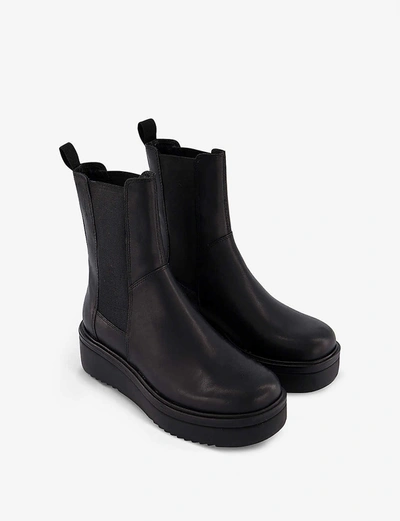 Shop Vagabond Women's Black Tara Leather Chelsea Boots