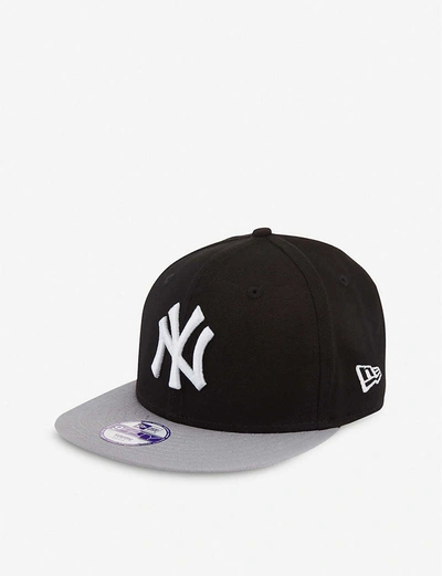 Shop New Era Boys Black/grey/white Kids New York Yankees 9fifty Baseball Cap
