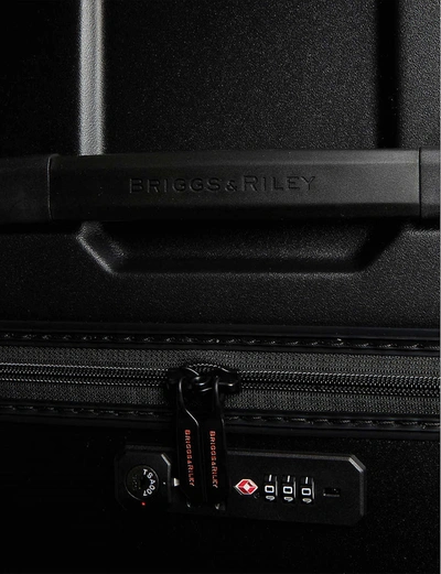 Shop Briggs & Riley Black Torq Hard-case Four-wheel Suitcase