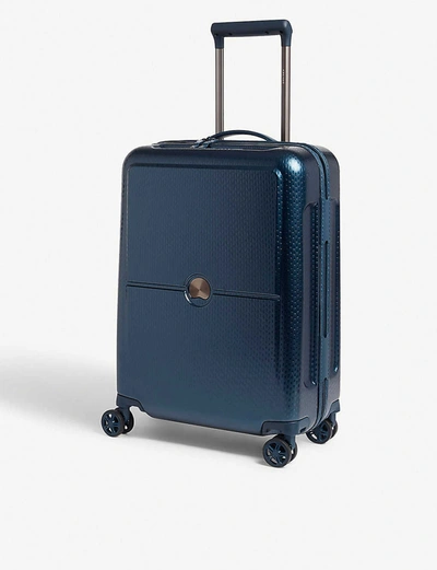Shop Delsey Night Blue Turenne Four-wheel Suitcase 55cm
