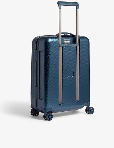 Shop Delsey Night Blue Turenne Four-wheel Suitcase 55cm