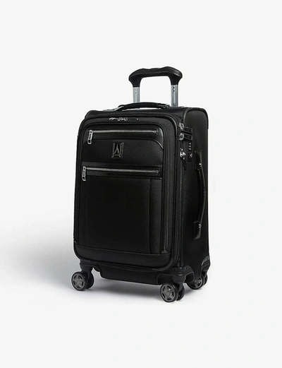 Shop Travelpro Platinum Elite Business Plus Expandable Cabin Suitcase 51cm In Black
