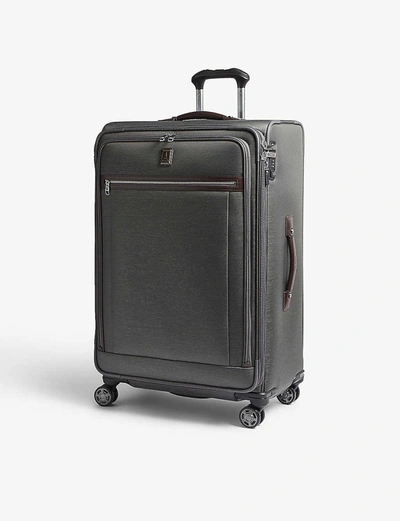 Shop Travelpro Platinum Elite Expandable Suitcase 73.5cm In Vintage Grey