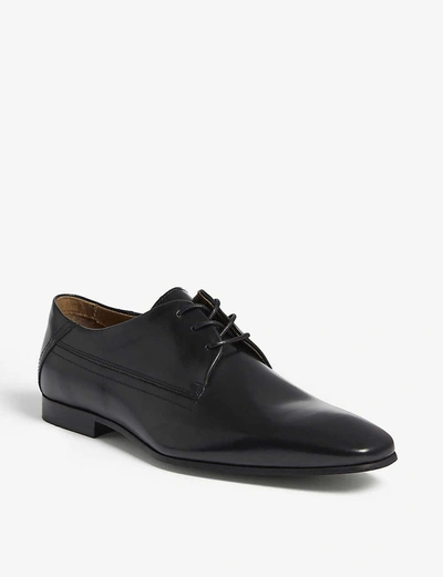 Shop Aldo Mens Black Leather Honnorat Derby Shoes 7