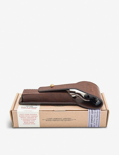 Shop Captain Fawcett Hand Crafted Razor And Leather Case
