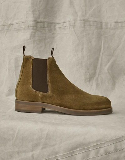 Shop Belstaff Longton Leather Boot In Brown