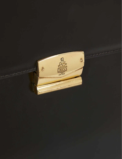 Shop Mark Cross Vintage Leather Briefcase
