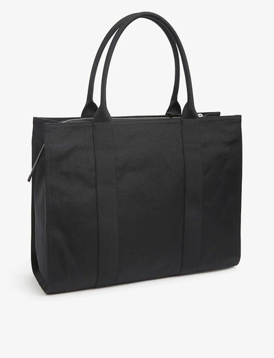 Shop Balenciaga Trade Nylon Tote Bag In Black