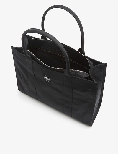 Shop Balenciaga Trade Nylon Tote Bag In Black