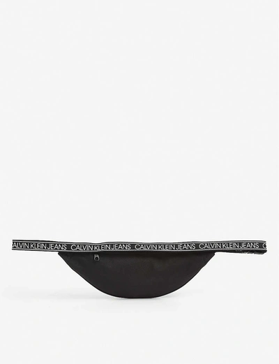 Shop Calvin Klein Logo-print Nylon Belt Bag
