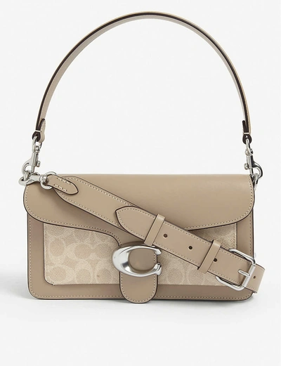 Shop Coach Tabby 26 Small Shoulder Bag In Lh/sand Taupe
