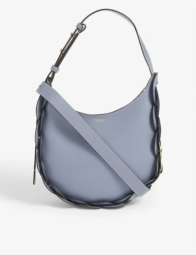 Shop Chloé Darryl Small Leather Shoulder Bag