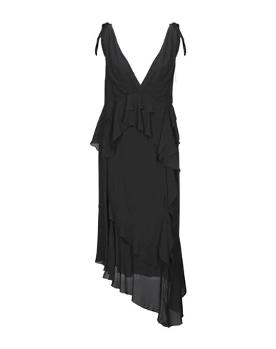 Shop Hanita 3/4 Length Dresses In Black