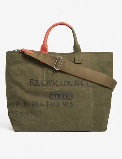 Shop Readymade Weekend Upcycled Cotton Tote Bag