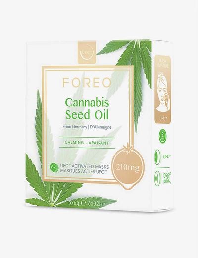 Shop Foreo Cannabis Seed Oil Mask 6 X 6g