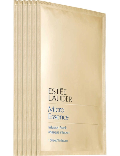 Shop Estée Lauder Estee Lauder Micro Essence Infusion Mask Sheets 6 X In Nero