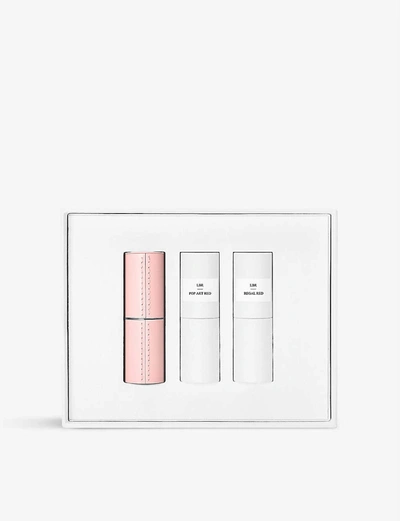 La Bouche Rouge Paris The Universal Reds Pink Refillable Lipstick Set