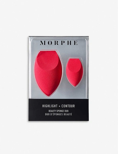 Shop Morphe Highlight And Contour Beauty Sponge Duo