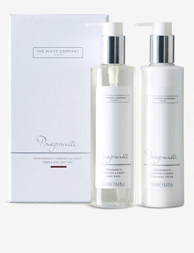 Shop The White Company No Colour Pomegranate Hand & Nail Gift Set