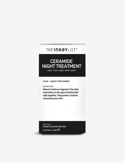 Shop The Inkey List Ceramide Night Treatment
