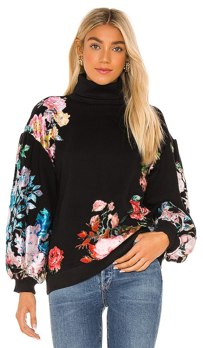 Shop Hemant & Nandita Fleur Sweatshirt In Black