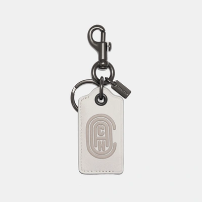 Shop Coach Bottle Opener Key Fob With  Patch In Chalk