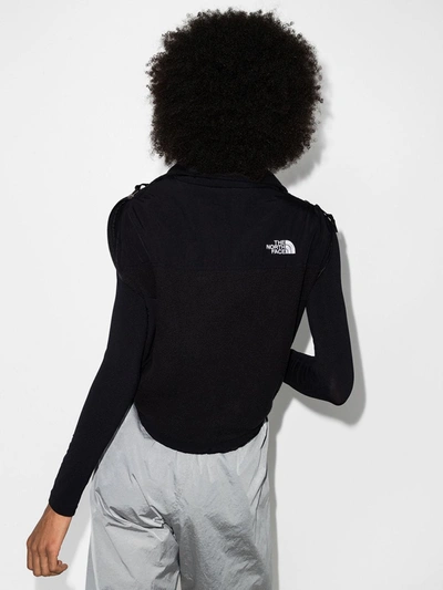 Shop Mm6 Maison Margiela X Tnf Circle Denali Top In Black