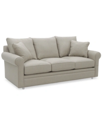 Furniture Closeout! Zaniel 89" Fabric Sofa In Linen
