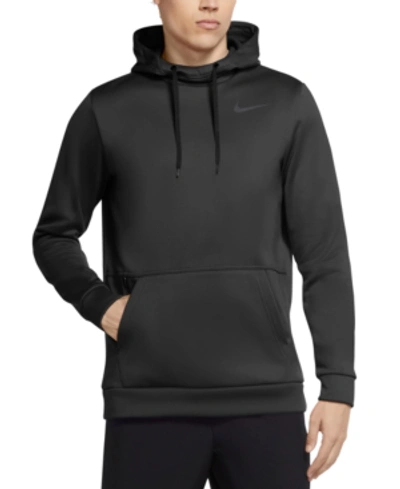Shop Nike Men's Therma Dri-fit Hoodie In Black